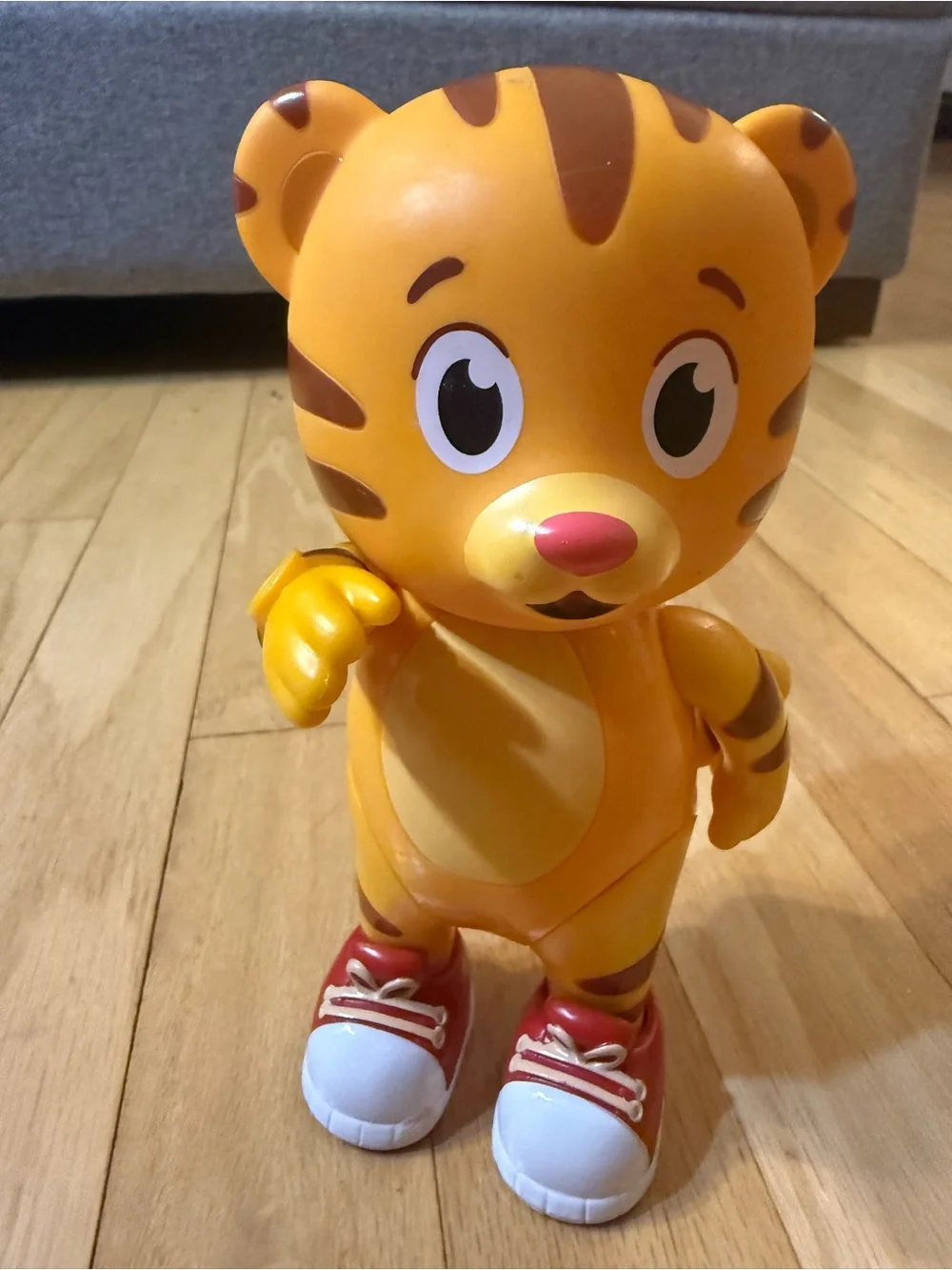 Orange Tiger Character Figure with Red Shoes - Kids Playset